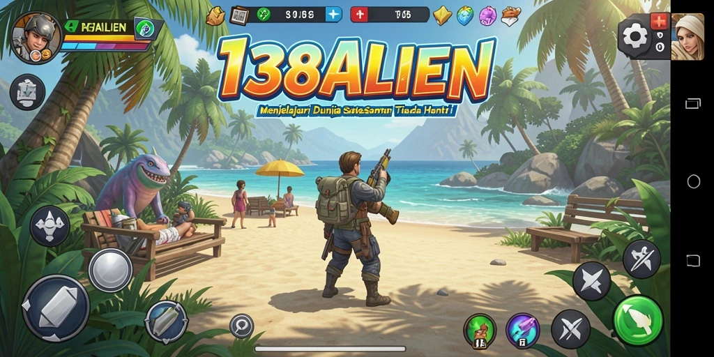 Screenshot utama 138ALIEN menampilkan gameplay yang ceria dan menyenangkan.