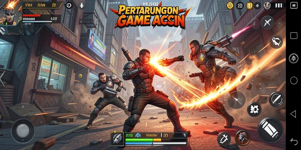 Screenshot gameplay 3178 menampilkan pertarungan seru dan dinamis.