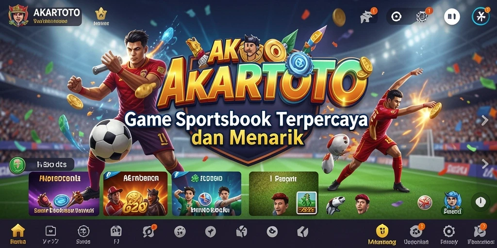 Tampilan gameplay menarik dari AKARTOTO saat taruhan berlangsung.