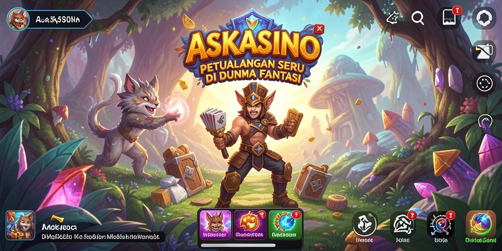 Gameplay seru dari ASKASINO yang penuh petualangan.