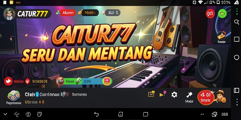 Tampilan gameplay seru dari CATUR777 yang menantang pemain.