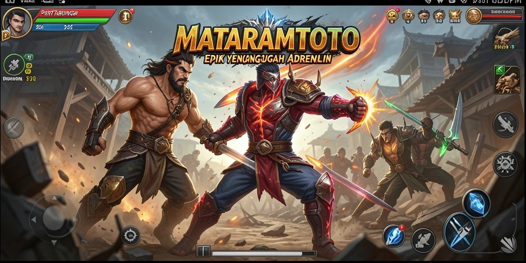 Tampilan gameplay seru di MATARAMTOTO dengan aksi mendebarkan.