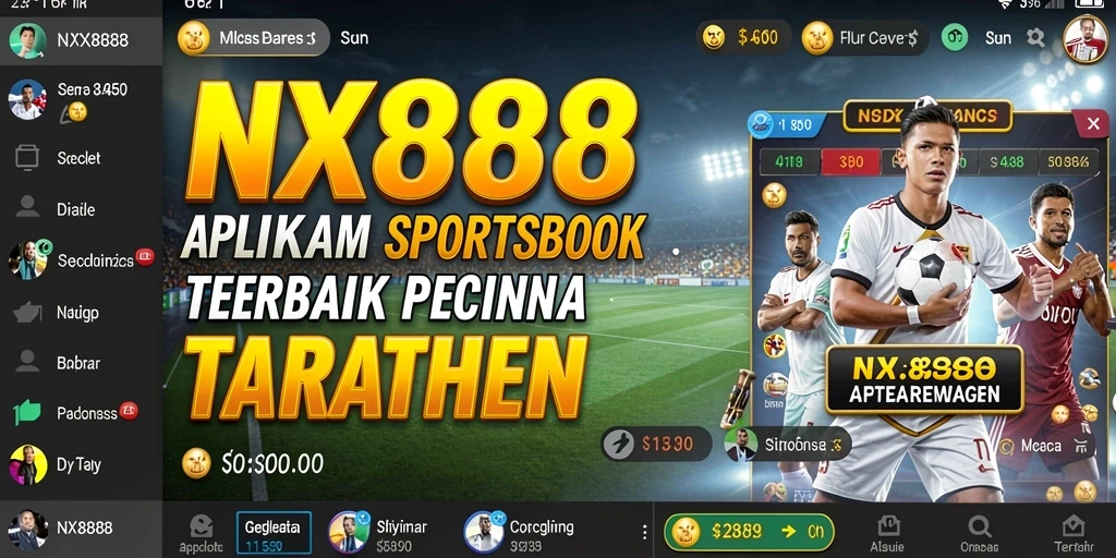 Tampilan gameplay Sportsbook yang menarik dan interaktif.