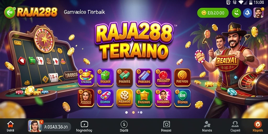 Tampilan gameplay RAJA288 yang mengasyikkan dan penuh warna.