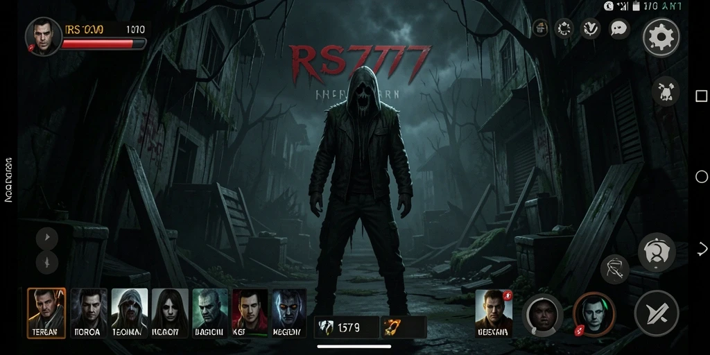 Gameplay RS777 yang penuh ketegangan dan kengerian.