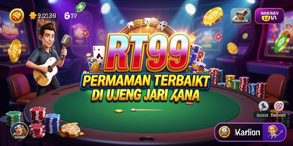 Tampilan gameplay menarik dan menegangkan dari Kasino RT99.
