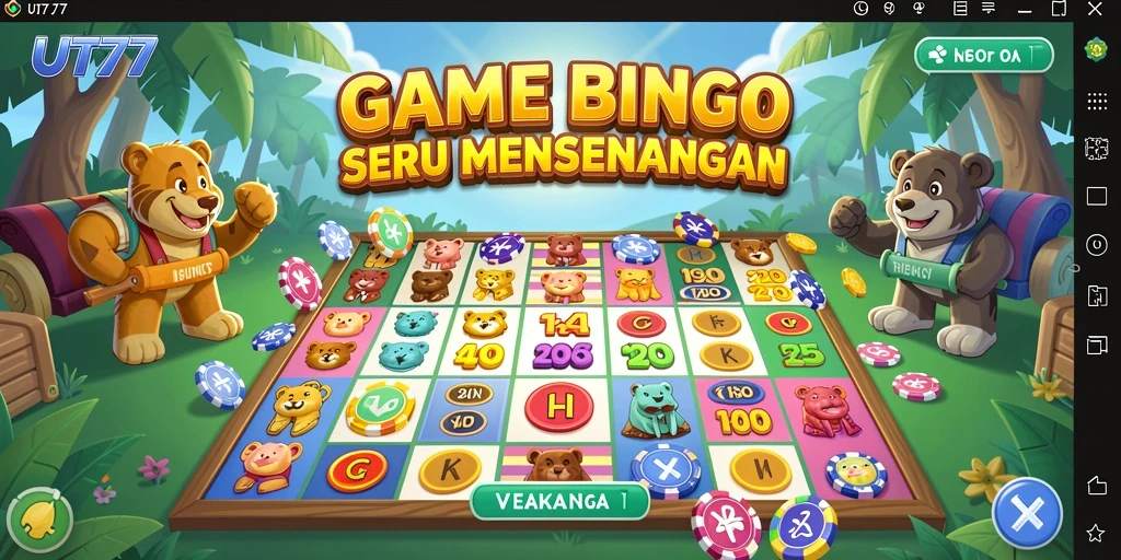 Gameplay seru UT77 yang penuh dengan aksi Bingo.