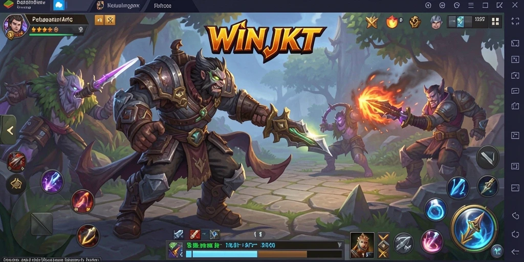 Gameplay mendebarkan dalam petualangan dunia ARPG.